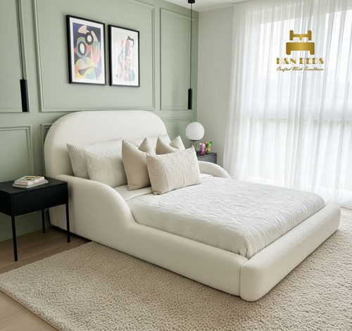 Luxury kids bed - luxury, boucle