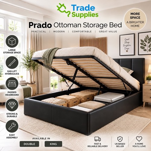 Ottoman storage bed frame - storage,