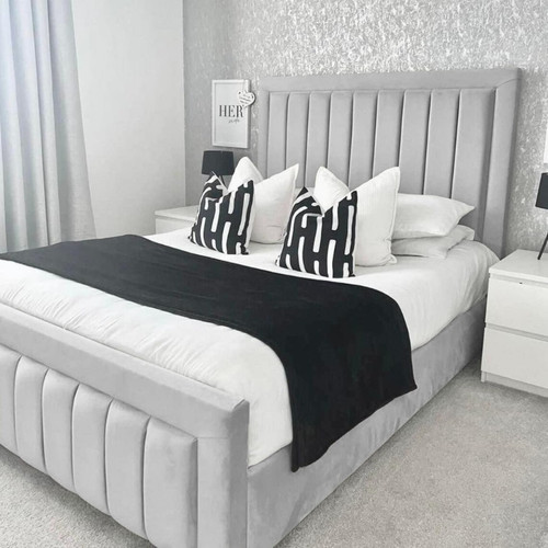 Panel lined bed frame - panel,