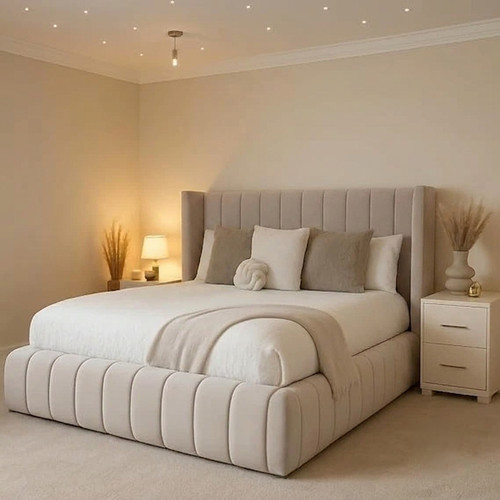 Luxury winged panel bed - luxury,