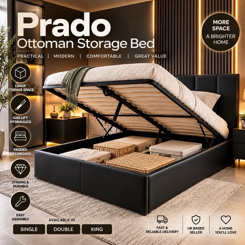 Prado ottoman storage bed - prado,