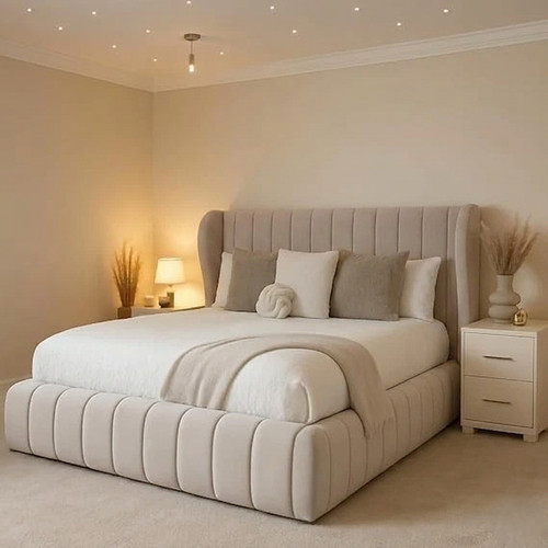 Luxury winged panel bed - luxury,