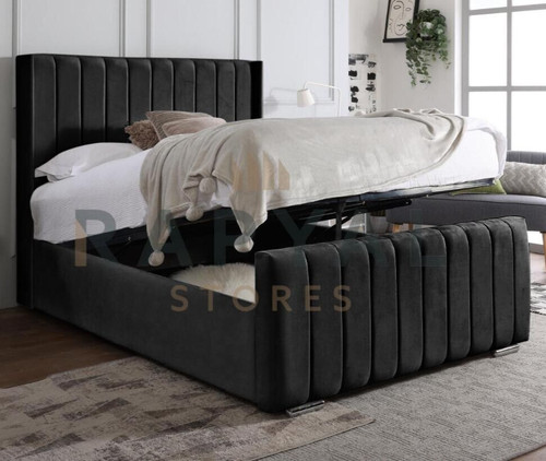 Ottoman storage bed panel - storage,