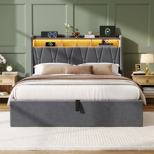 4ft6 double upholstered - double,