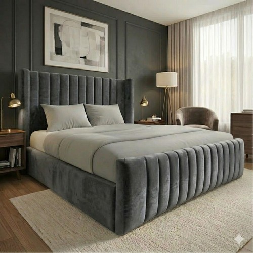 Ottoman bed winged plush - winged,